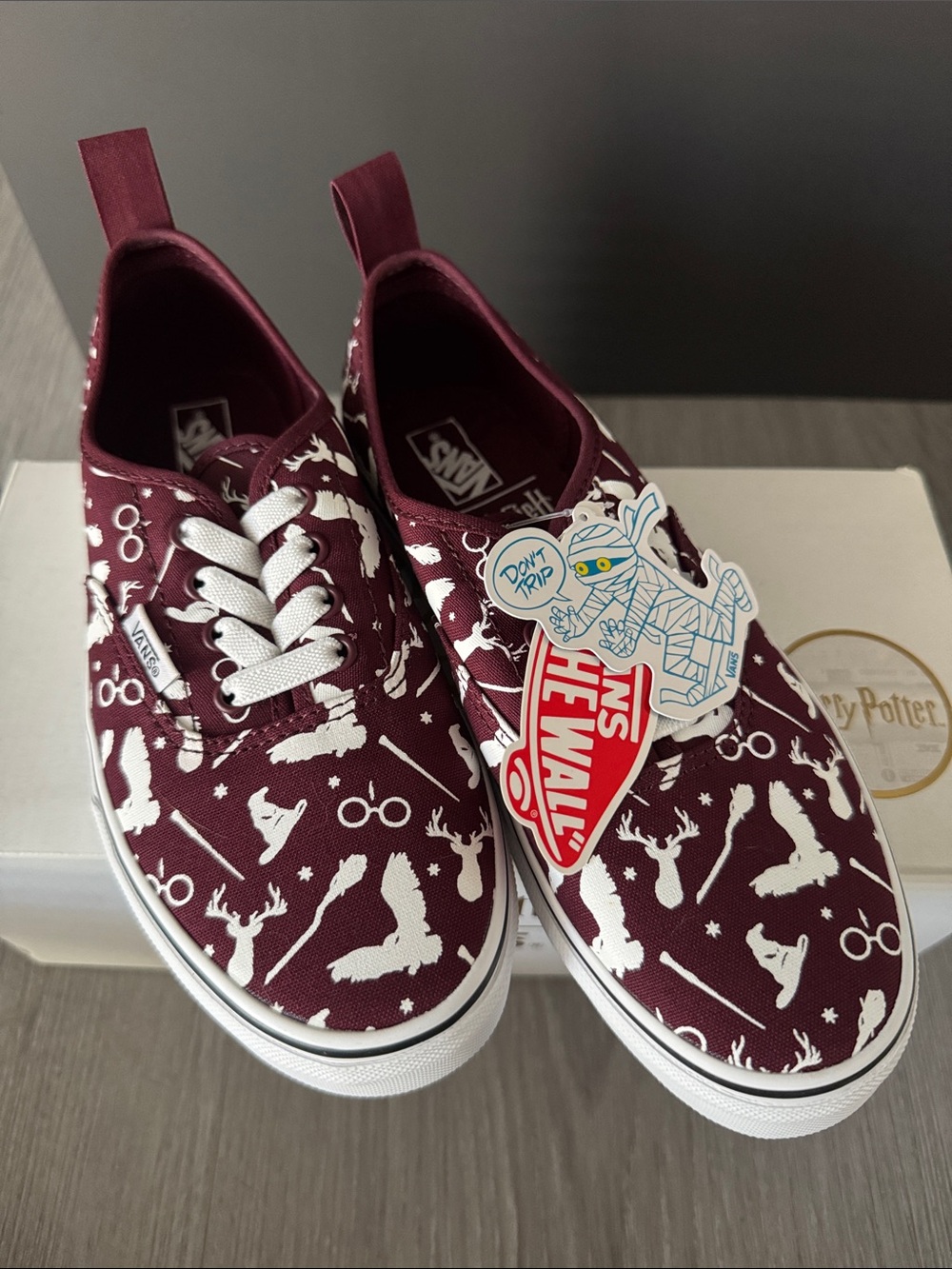 Vans Harry Potter Authentic Sneakers Size 4.5 Kids (Size 6 Women’s) NIB